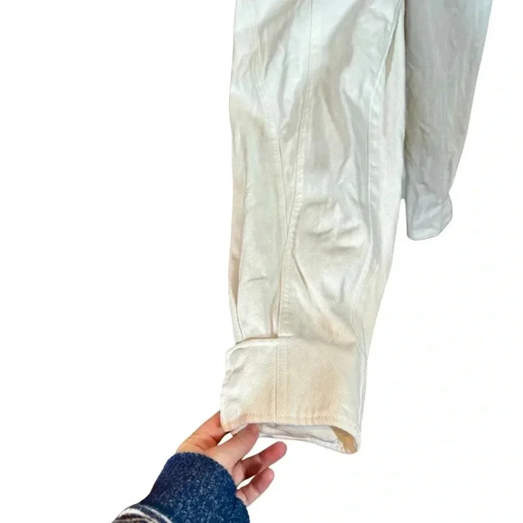 L’Academie Army Coverall Utility Jumpsuit in White x Revolve - Picture 8 of 13